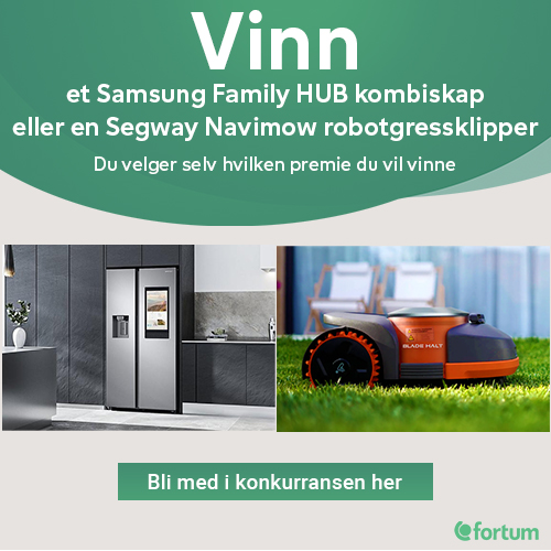 Vinn et Samsung Family HUB kombiskap