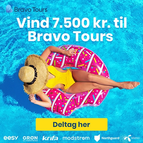 Vind 7.500 til Bravo Tours