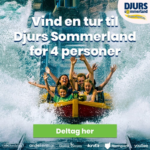 Vind en tur til Djurs Sommerland for 4 personer!