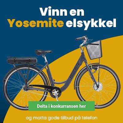 Vinn en elsykkel til 10.999 kr!